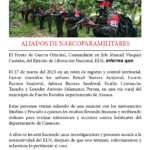 ALIADOS DE NARCOPARAMILITARES