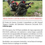 SEGUIMOS CASTIGANDO EL CONTUBERNIO