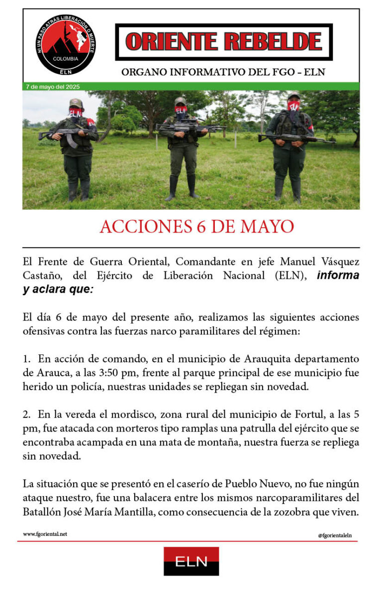acciones 6 de mayo