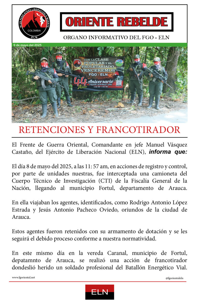 retenciones y francotirador