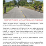 CONFRONTANDO AL NARCOPARAMILITARISMO